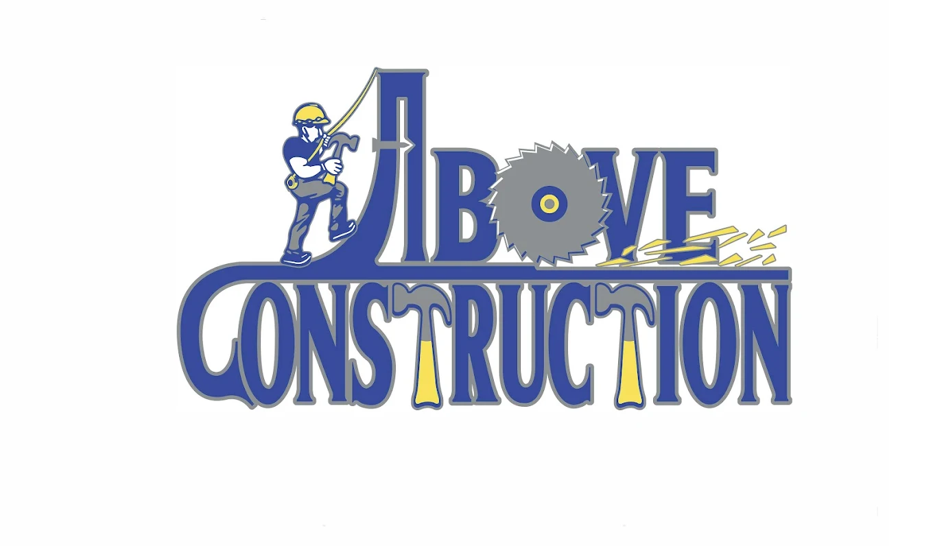Above Construction logo — Before